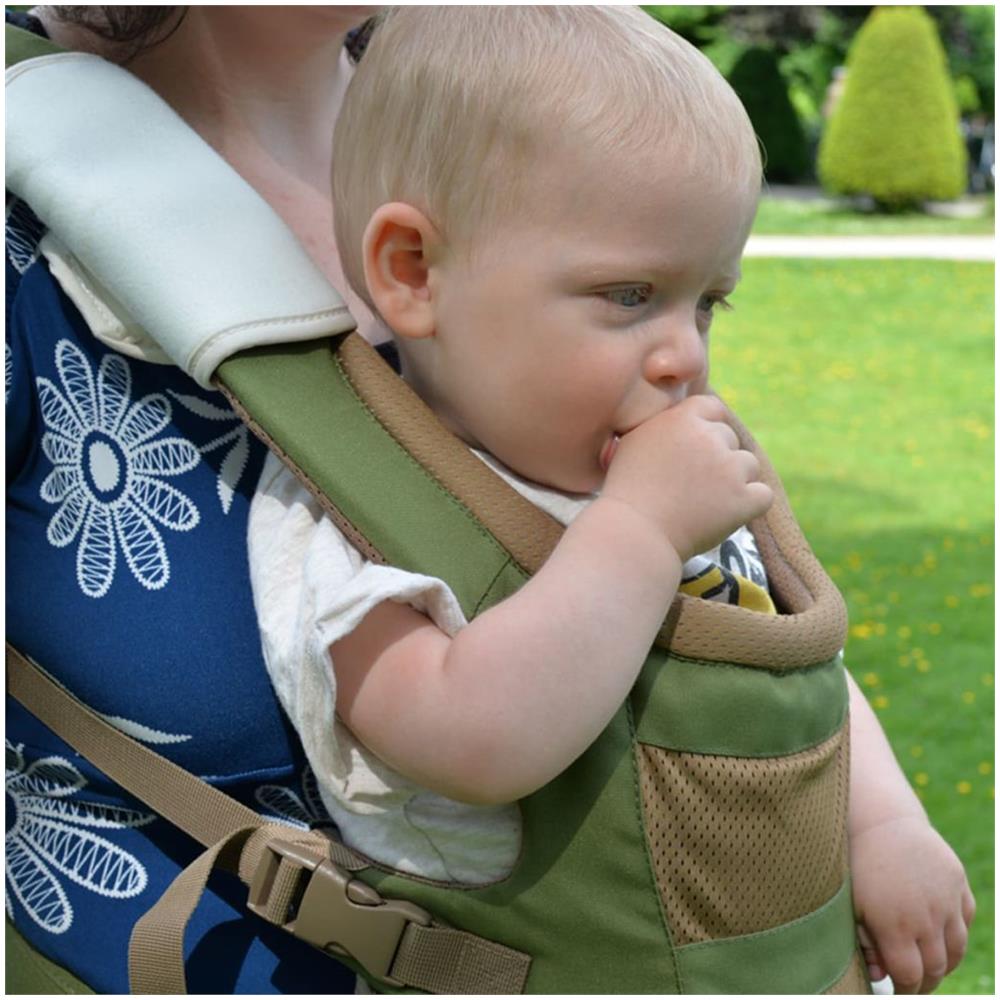 3-in-1 Marsupio Portabimbi Con Sedile Porta 15 Kg Bnbc003-gr - Foto 2