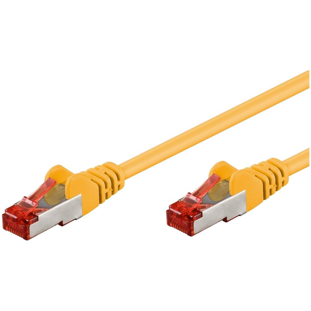 ICOC LS6-150YE - Cavo di rete Patch in rame Cat. 6 Giallo SFTP LSZH 15m - Foto 1