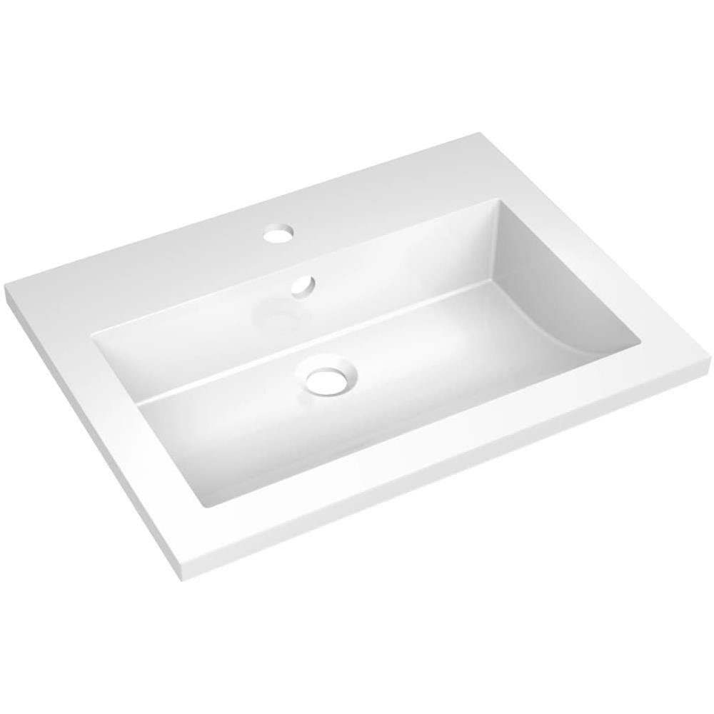 Lavandino In Granito 600x450x120 Mm Bianco - Foto 2