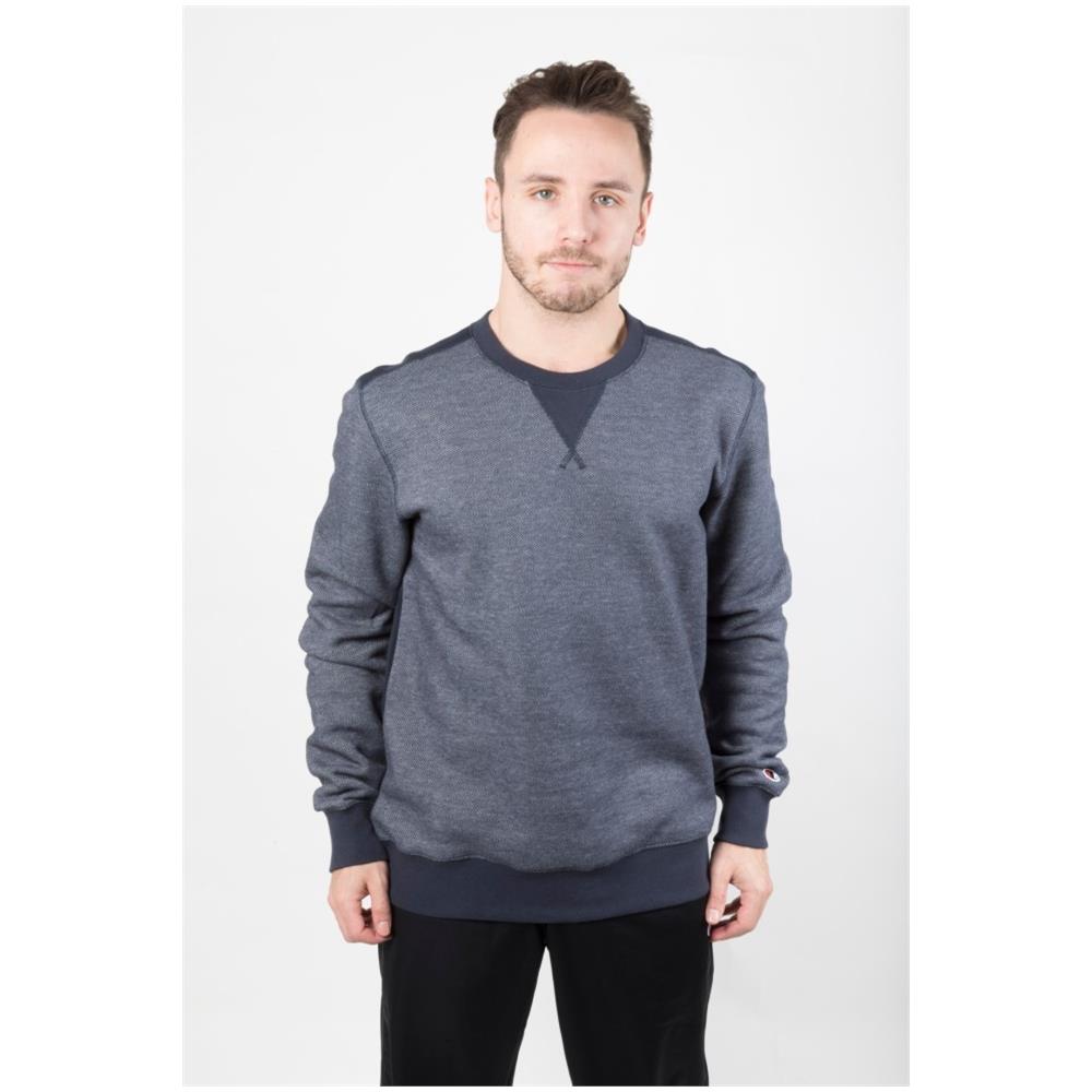 Felpa Uomo Fleece Fabric Girocollo - Taglia: Xl - Colore: Blu - Foto 1
