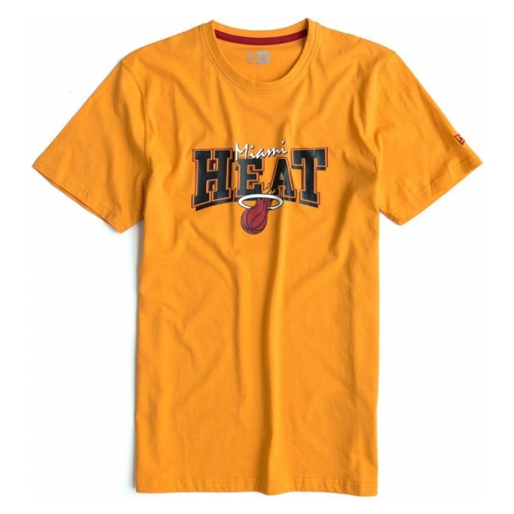 New Era - T-shirt Uomo Heat Nba Team - Taglia: S - Colore: Arancio Rosso -  ePRICE