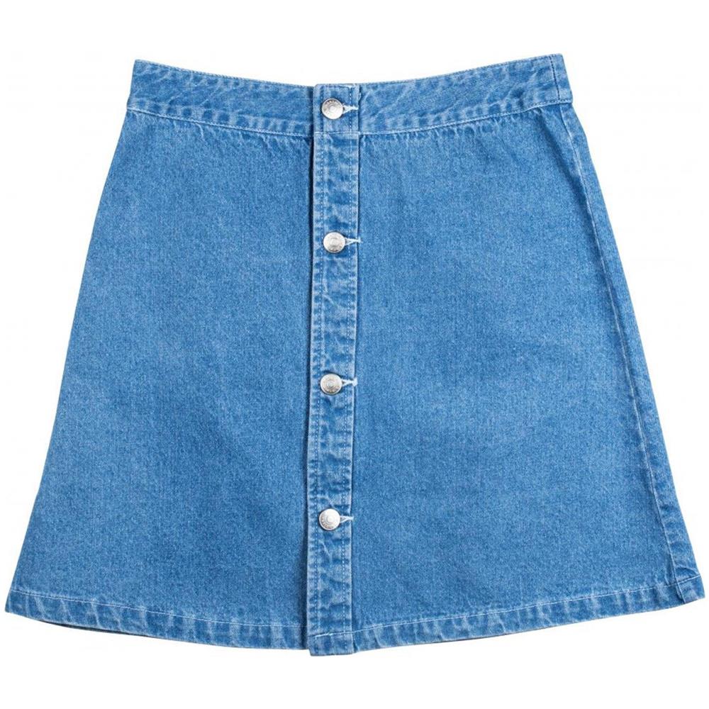 Gonna Per Donna Screaming Hand Light Denim (eu 36 / Us 3, Blu) - Foto 1