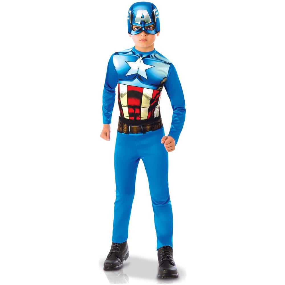Travestimento Di Captain America Bambino - Taglia: 3/4 Anni (90/104 Cm) - Foto 1
