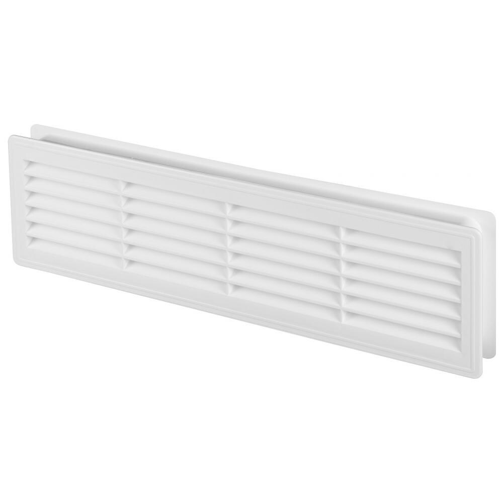 120x440mm Interno Della Griglia Di Ventilazione Del Portello Del Ventilatore Di Sfiato Dell'aria Del Collare Bianco - Foto 1