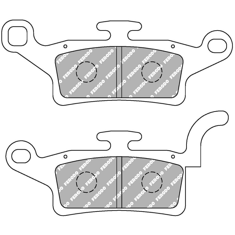Pastiglie Freno Eco Friction Fdb2264ef Yamaha Xenter - Foto 1