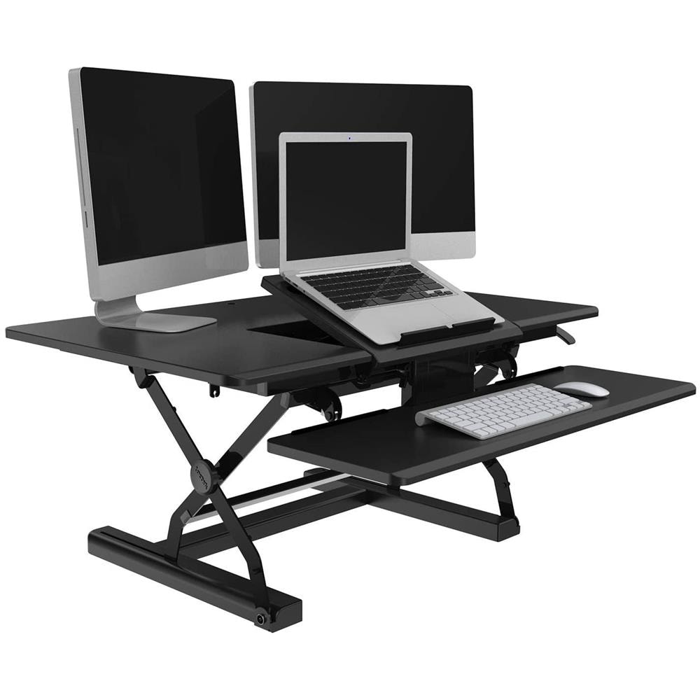 Stazione di Lavoro in Piedi / Seduti da 36" Colore Nero - Foto 1