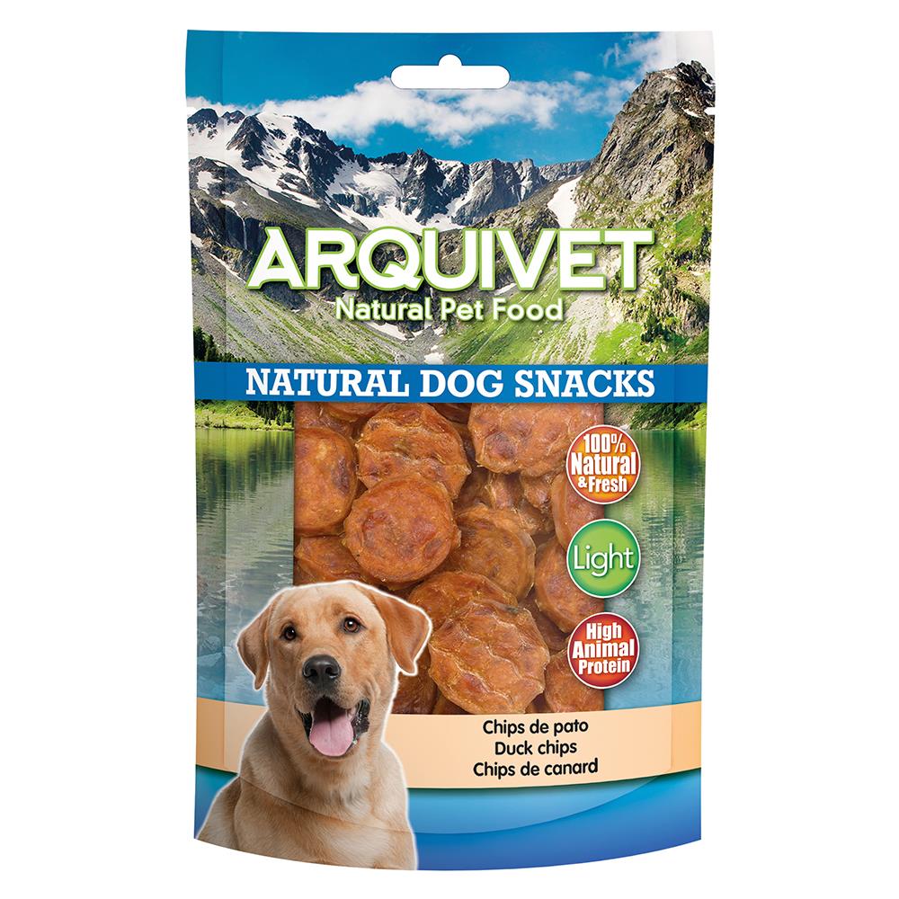 Spuntino Naturale Per Cani Duck Chips 110 Gr - Foto 1