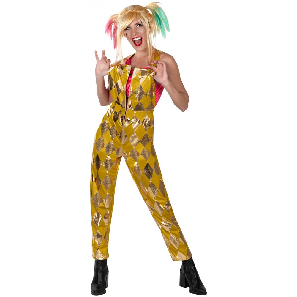 Costume Salopette Harley Quinn Birds Of Pray Donna - Taglia: M / L - Foto 2