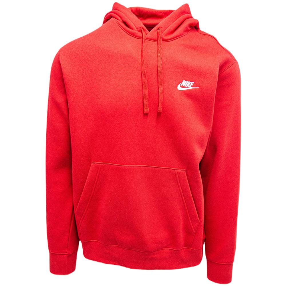 Felpa Da Uomo Con Cappuccio Club Fleece Rossa Taglia M Codice Bv2654-657 - Foto 10