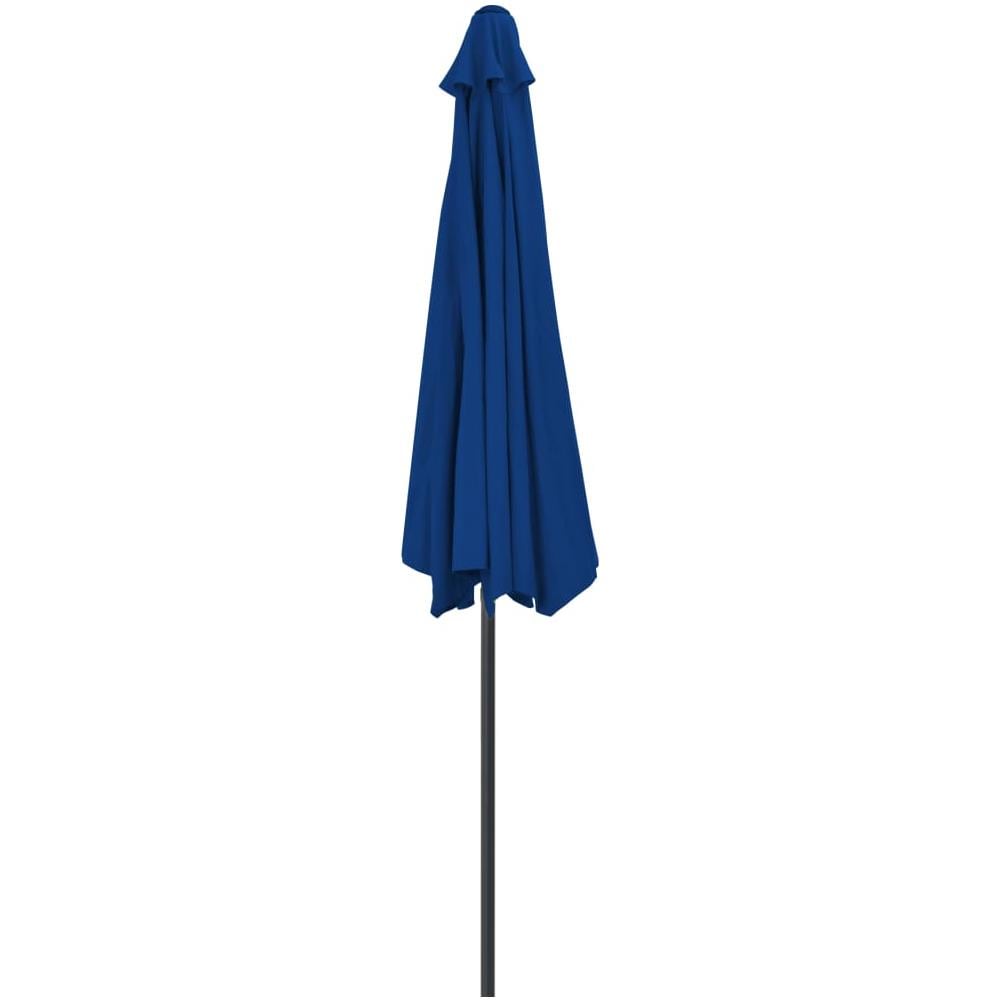Ombrellone con Palo in Acciaio Nero 250x250x230 cm - Foto 2