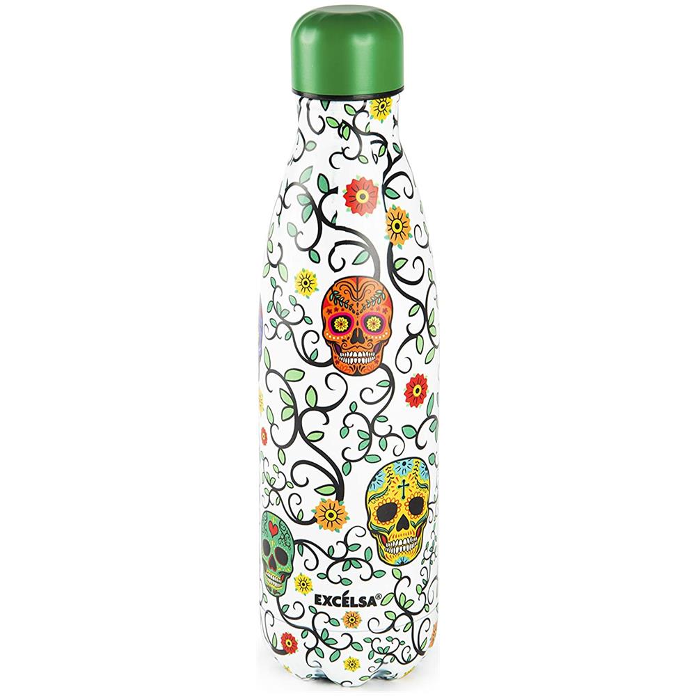 Calavera Bottiglia- Borraccia 50 Cl Termica, Acciaio Inox - Foto 2