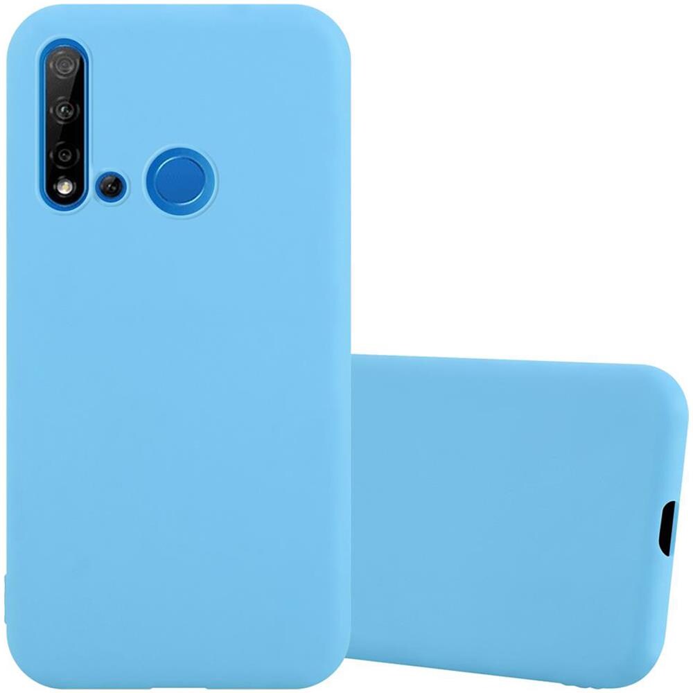 Custodia Compatibile Con Huawei P20 Lite 2019 / Nova 5i In Candy Blu - Coperchio Protettivo In Silicone Tpu Flessibile - Foto 1