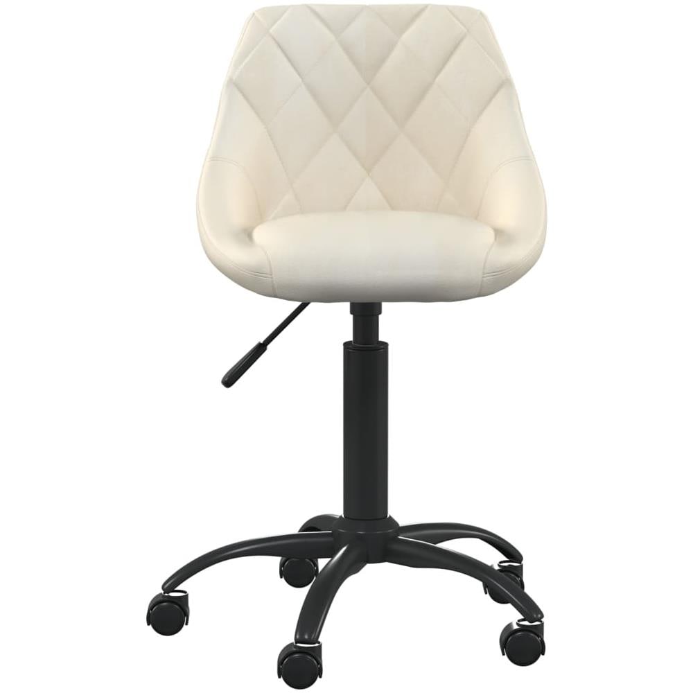 Sedia Da Pranzo Crema In Velluto - Foto 3