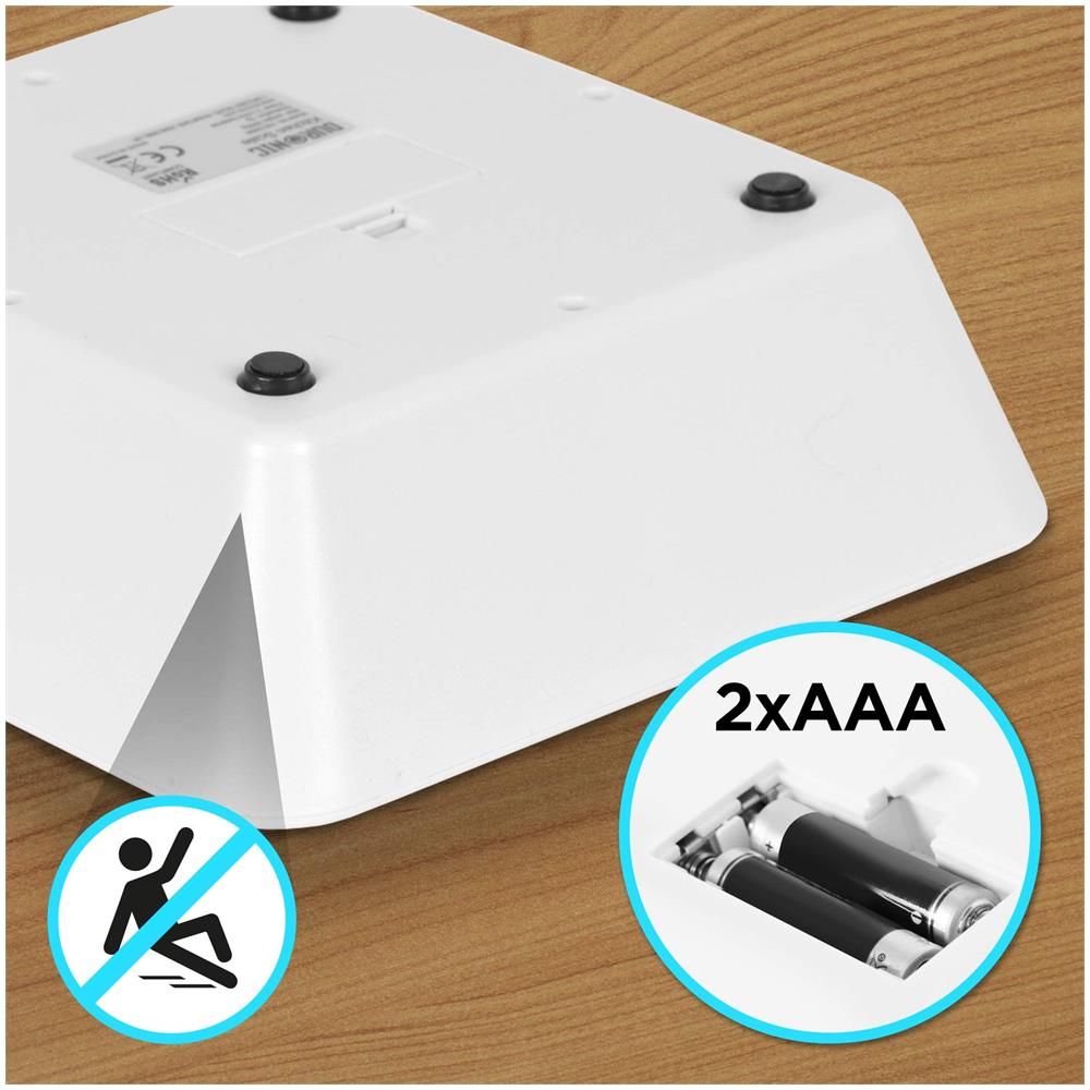 KS100 PK Bilancia Digitale da Cucina Portata Max 5 Kg con Ciotola 1.2 L e Funzione Tara - Rosa - Foto 7