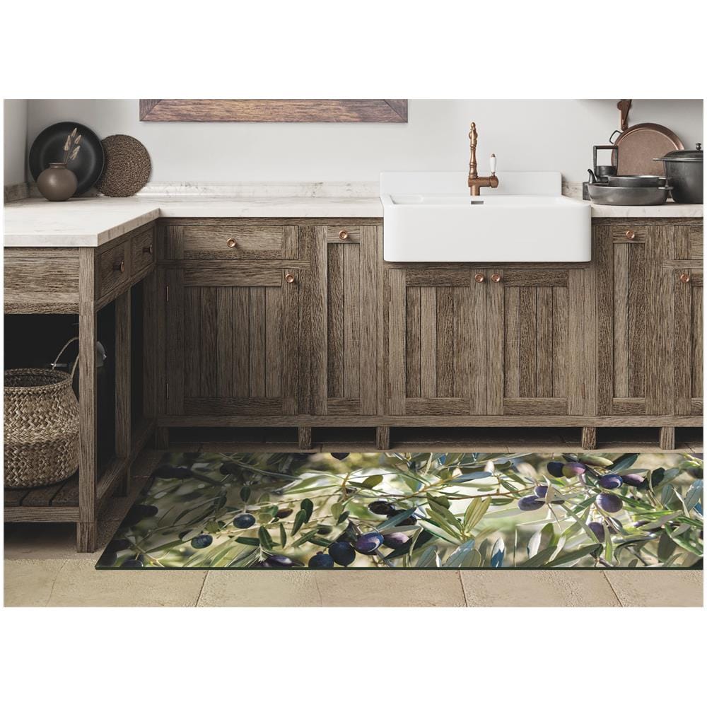 Tappeto Passatoia Cucina Antiscivolo Antimacchia Digitale Sprinty Olivetree 52x90 Olivetree - Foto 5