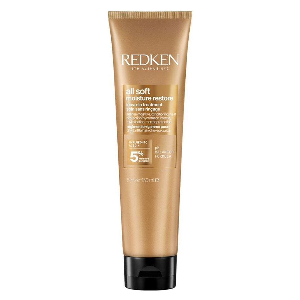 Redken All Soft Moisture Restore Crema Per Capelli Senza Risciacquo, Per Capelli Secchi Arricchita Con Olio Di Argan E Acido Ialuronico, 150 Ml - Foto 1