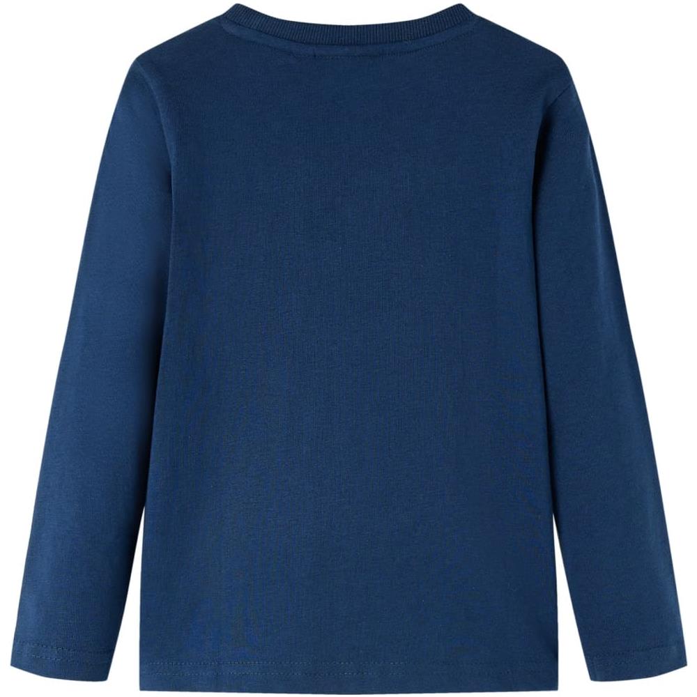 Maglietta Per Bambini Maniche Lunghe Little Monkey Blu Marino 140 - Foto 2