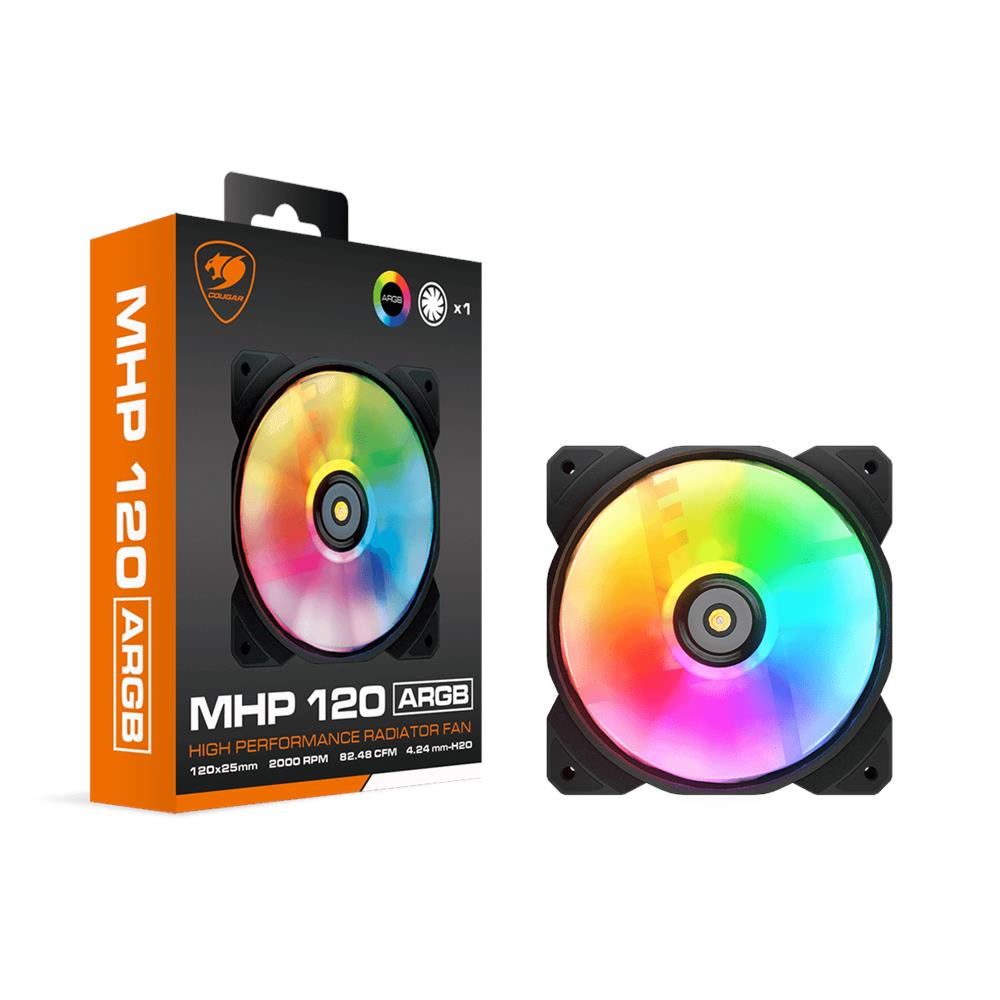 CF-MHP12HB-RGB Case per computer Raffreddatore d'aria 12 cm Nero, Bianco 1 pz - Foto 8