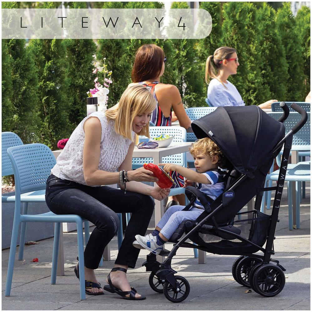 Liteway 4 Passeggino leggero 1 seduta (e) Nero - Foto 2