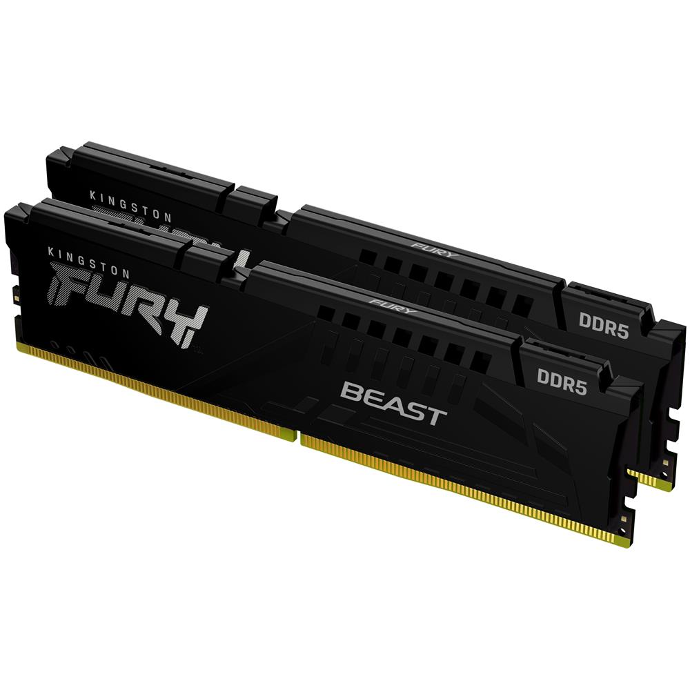 Memoria DIMM FURY Beast 64 GB (2 x 32 GB) DDR5 3200 MHz CL32 - Foto 1
