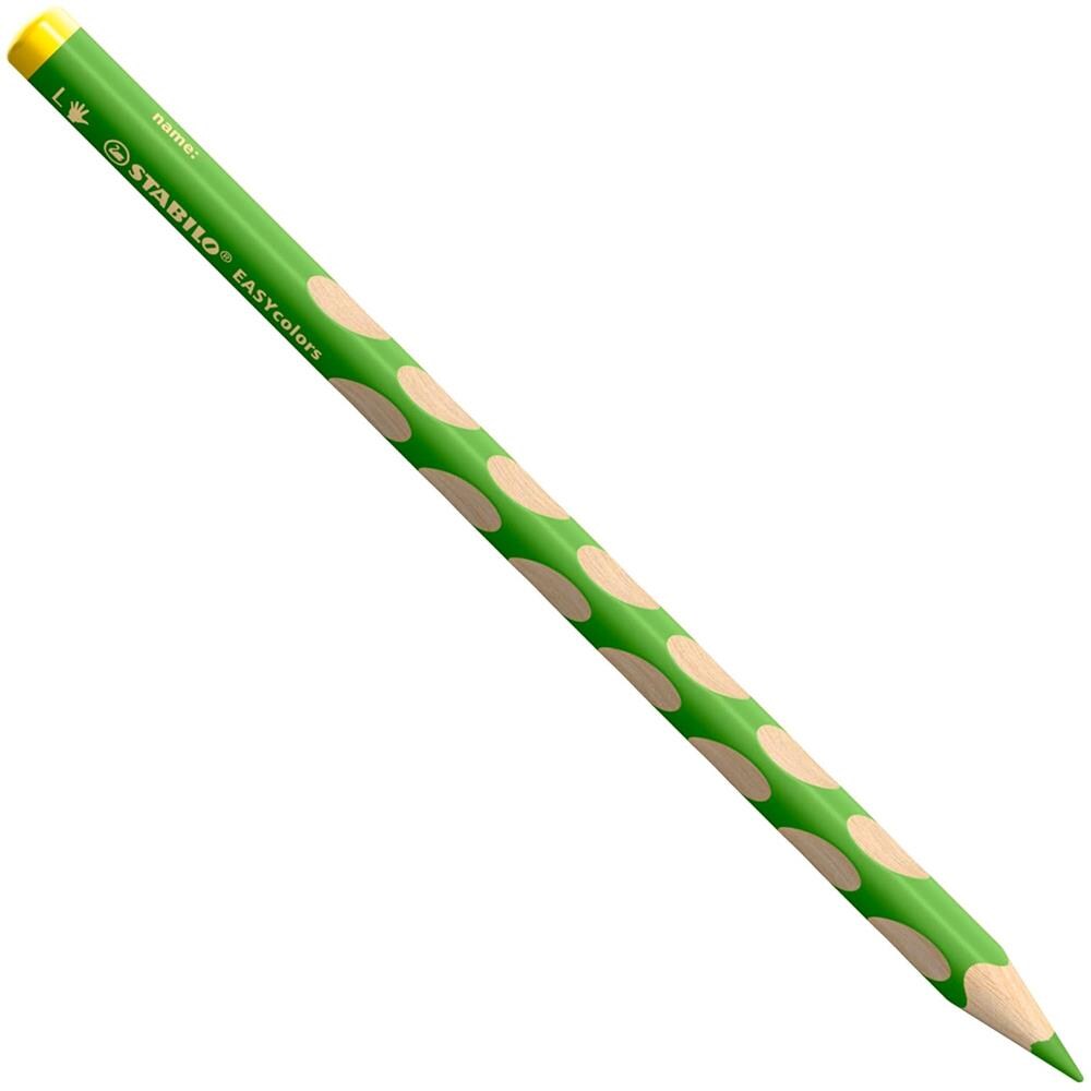 EASYcolors - Matita colorata Ergonomica - per Mancini - Confezione da 6 - Verde Chiaro - Foto 2