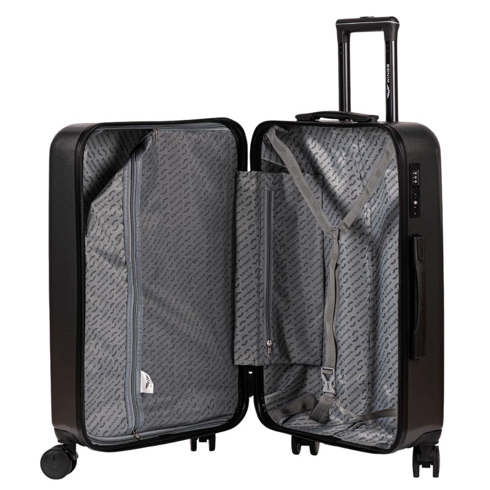 Valigia grande Wings Golden Eagle da 28"" - Grigio scuro, materiale PC - Foto 5