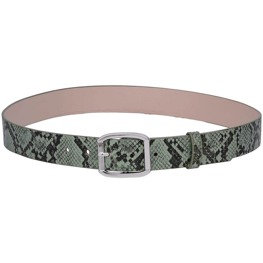 Cintura Stampa Serpente Esotica - Foto 1