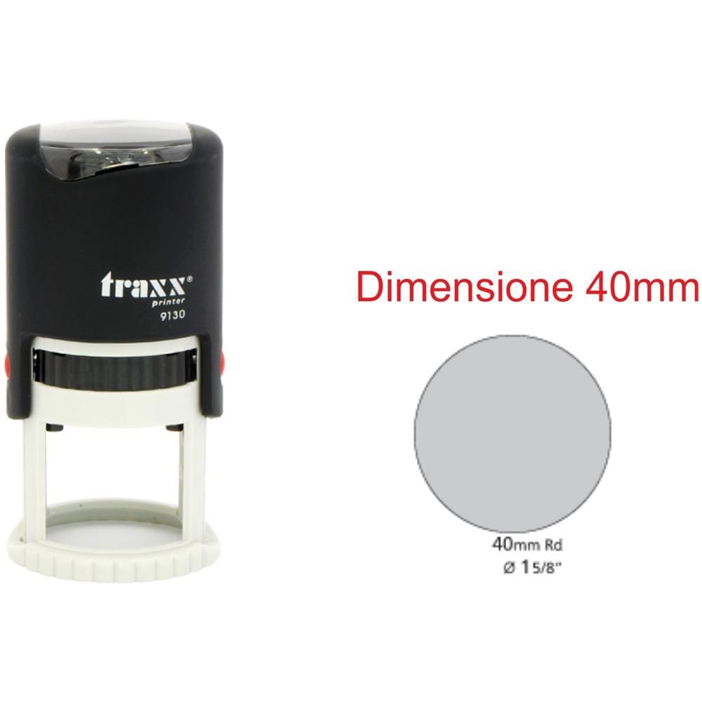 Timbro 9040 Autoinchiostrante Personalizzato Rotondo 9040 Diametro 40mm Qualità Professionale - Foto 1