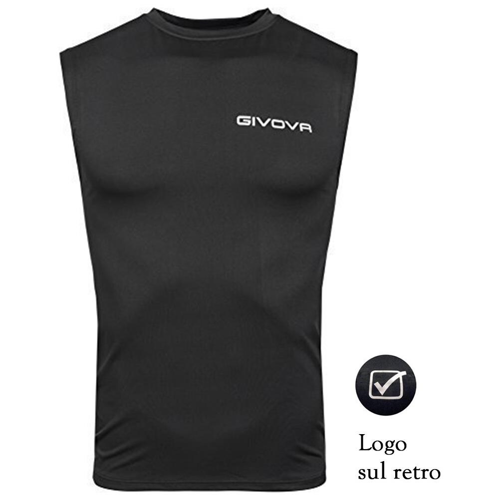 Corpus 1 Canotta Intima Elastica Givova Colore Nero Taglia S - Foto 1