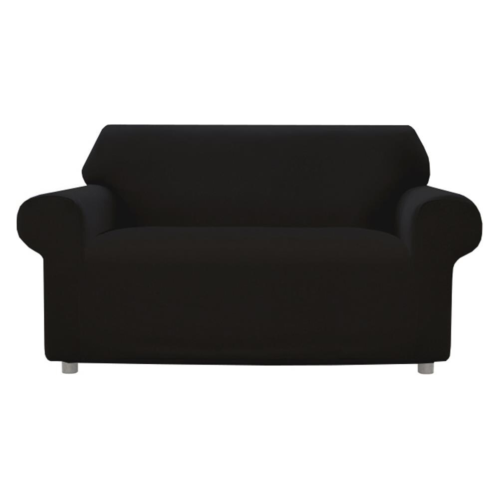 Copridivano E Copri Poltrona Antimacchia Sofà Elasticizzato Modello Magico Div 3Posti Nero - Foto 1