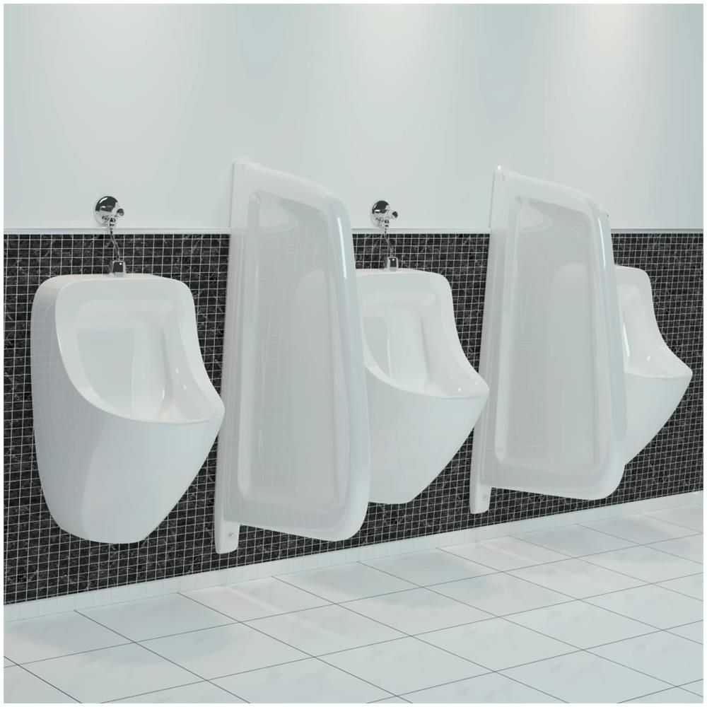 Schermo Per Orinatoio Per Privacy A Parete In Ceramica Bianco - Foto 1