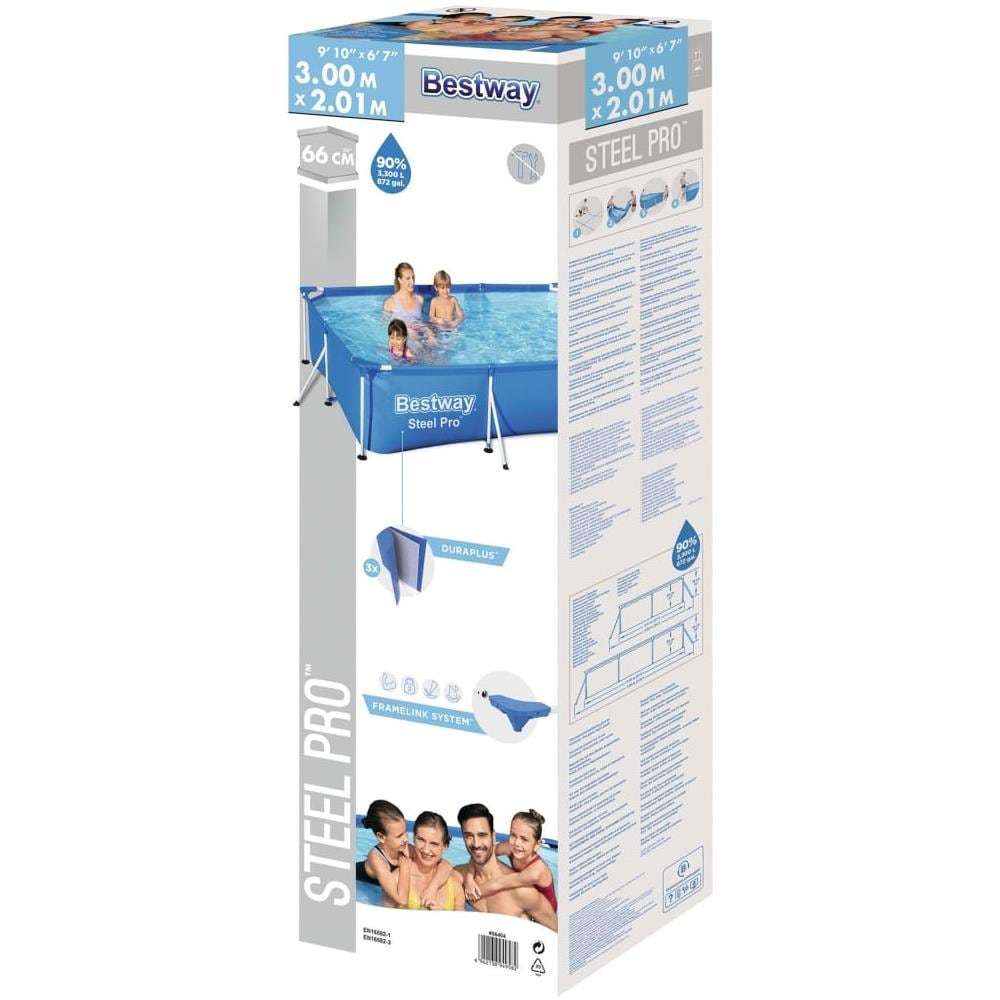Piscina Steel Pro 300x201x66 cm - Foto 4