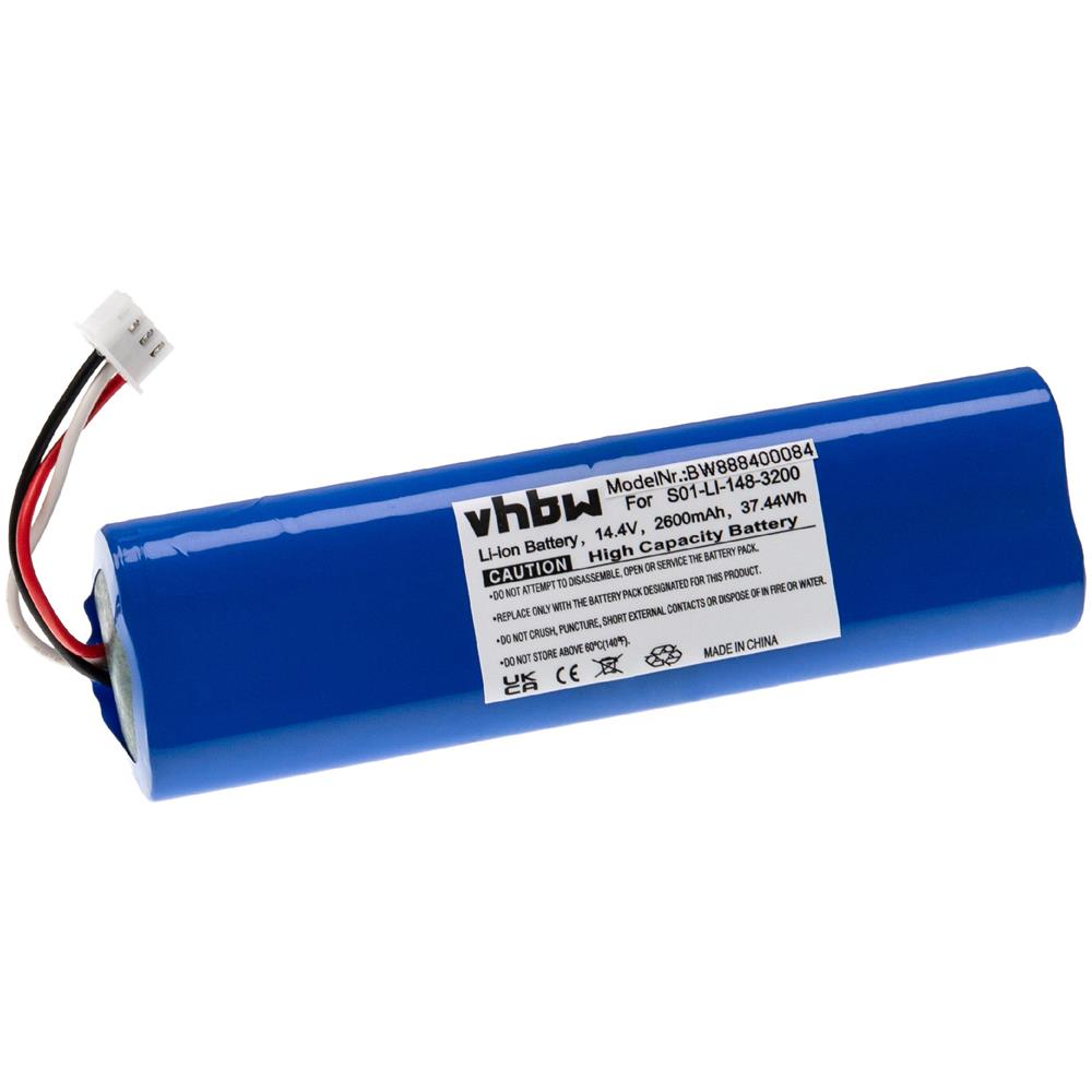 Vhbw Batteria Compatibile Ecovacs Deebot N8, N8 Pro, Ozmo 920, 14.4V 2600mAh Li-Ion - 2