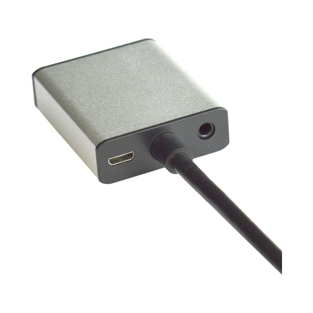 HDMI - VGA+3.5mm HDMI VGA (D-Sub) + 3.5mm Nero, Argento - Foto 2