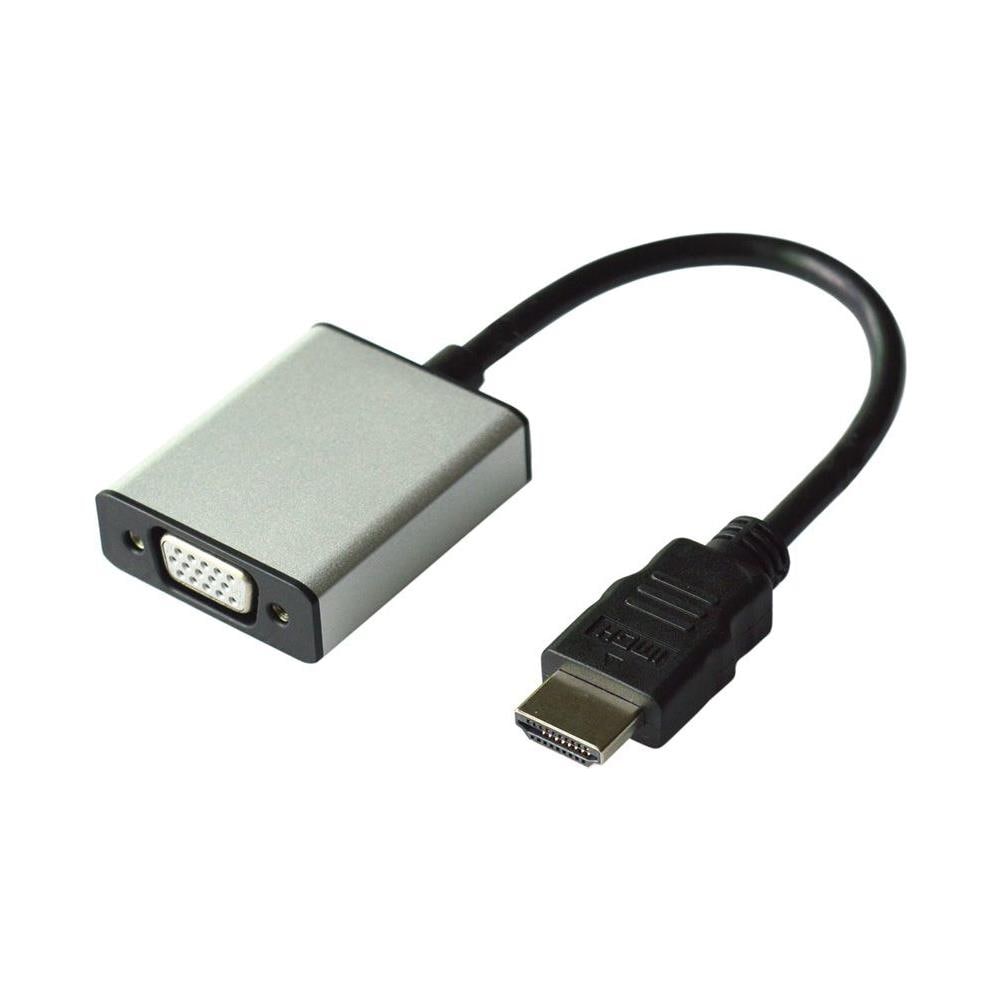 HDMI - VGA+3.5mm HDMI VGA (D-Sub) + 3.5mm Nero, Argento - Foto 1
