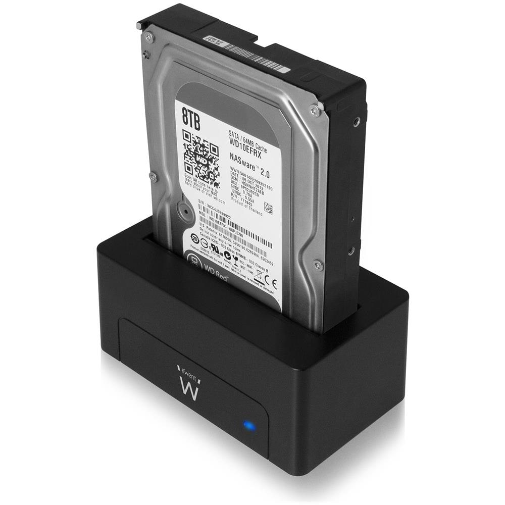 EW7012 USB 3.0 (3.1 Gen 1) Type-B Nero docking station HDD / SSD - Foto 1