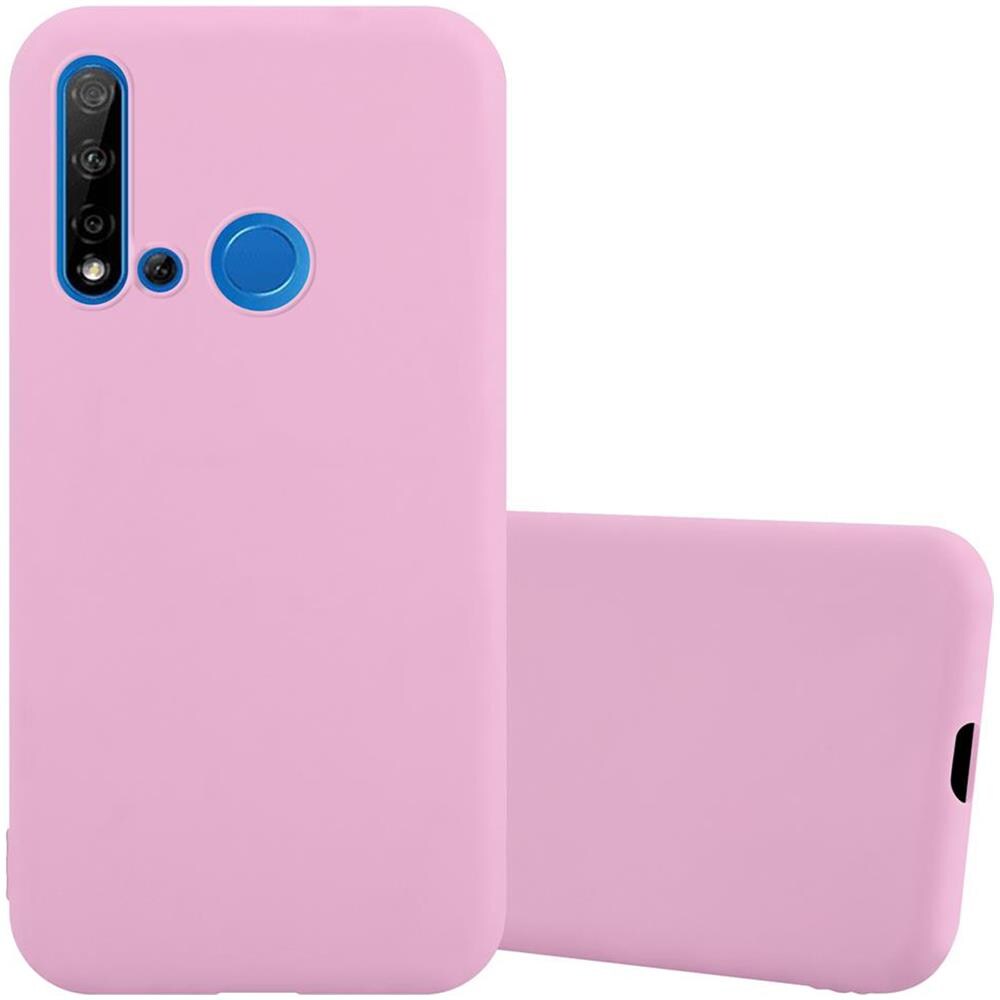 Custodia Compatibile Con Huawei P20 Lite 2019 / Nova 5i In Candy Rosa - Coperchio Protettivo In Silicone Tpu Flessibile - Foto 1