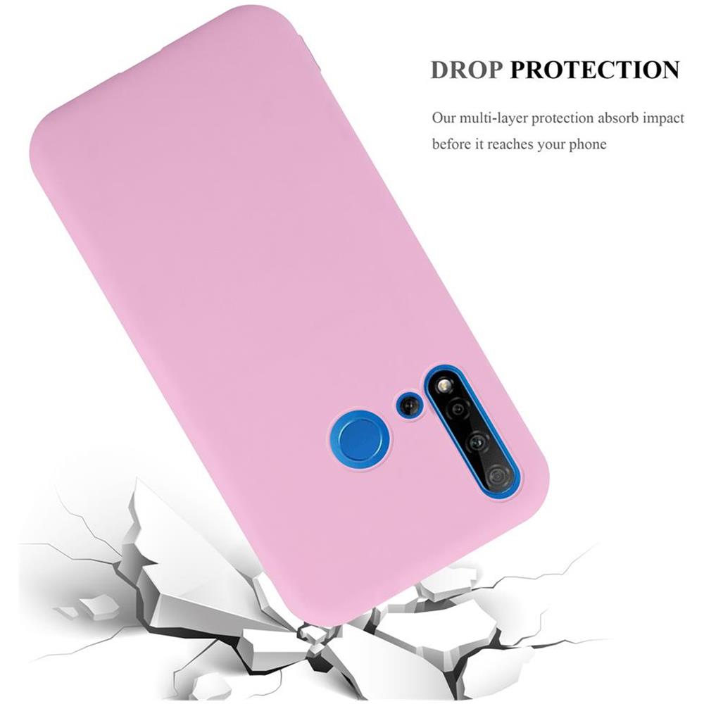 Custodia Compatibile Con Huawei P20 Lite 2019 / Nova 5i In Candy Rosa - Coperchio Protettivo In Silicone Tpu Flessibile - Foto 8
