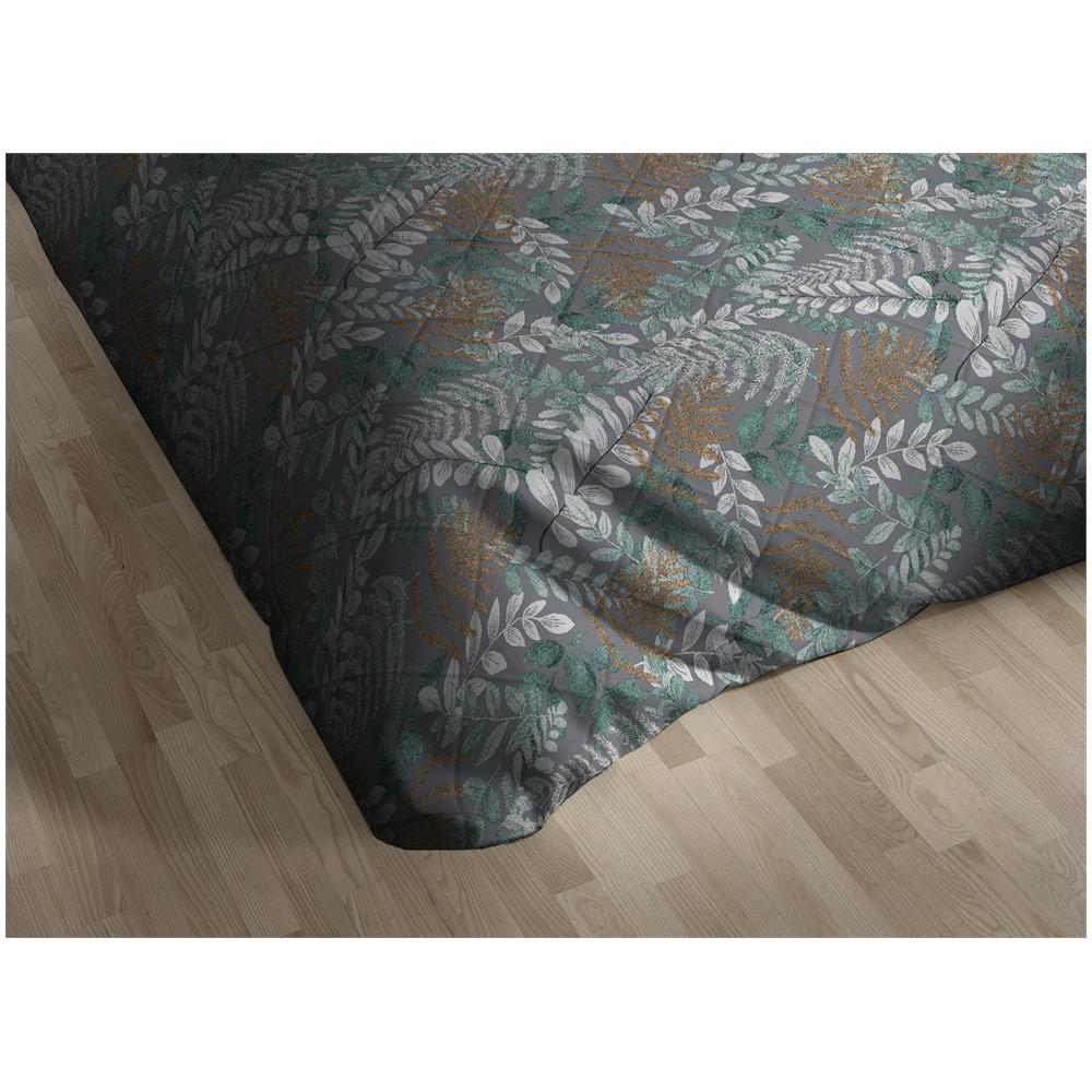 Trapuntino Piumino Estivo Primaverile 100gr / mq Disegno Foglia Matrimoniale Foglia - Foto 6