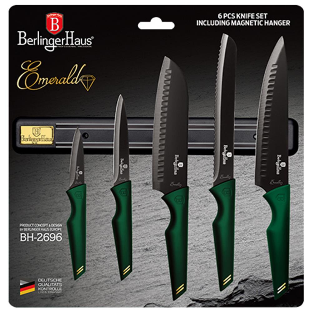 Set Di 5 Coltelli Da Cucina Con Berlinger Haus Bh-2696 Mill - Foto 2