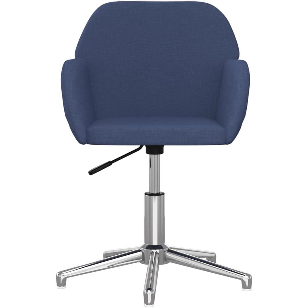 Sedia Da Ufficio Girevole Blu In Tessuto - Foto 2