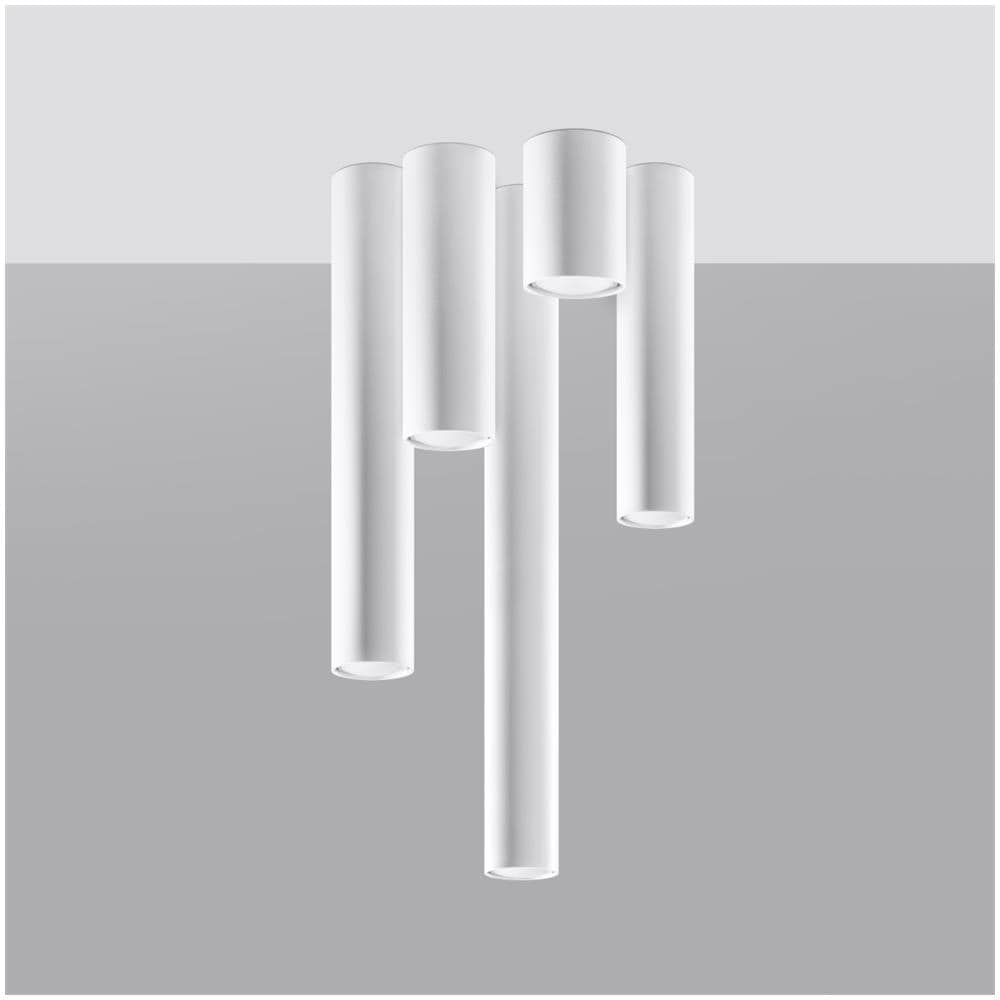Applique Da Soffitto Lagos 60 Metallo Bianco 600xø60 Mm Metallo - Foto 12