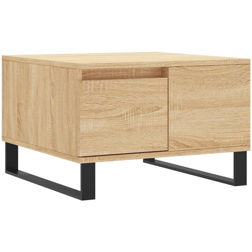 Tavolino Salotto Rovere Sonoma 55x55x36,5 Cm Legno Multistrato - Foto 2