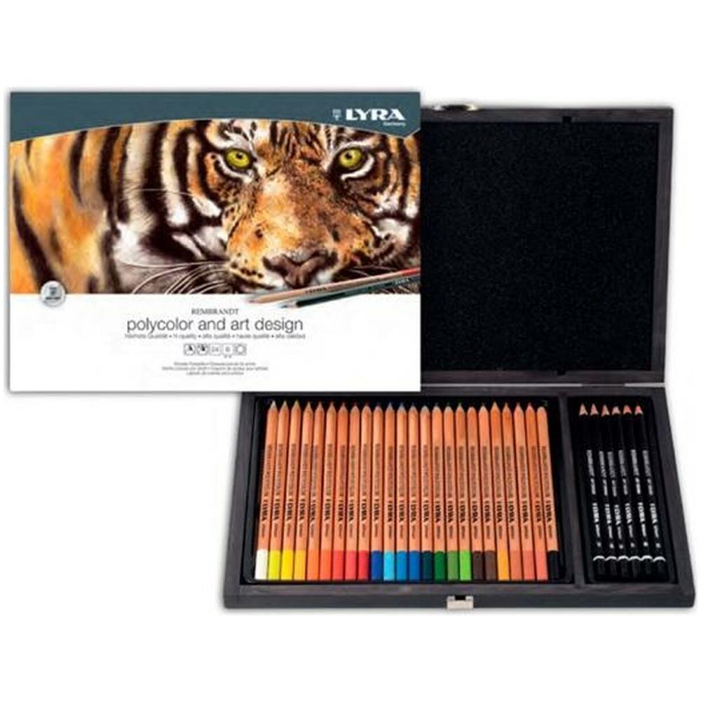 Rembrandt Art Design Polycolor Set Di Matite Rembrandt Art Design Polycolor 30 Pezzi Multicolore - Foto 2