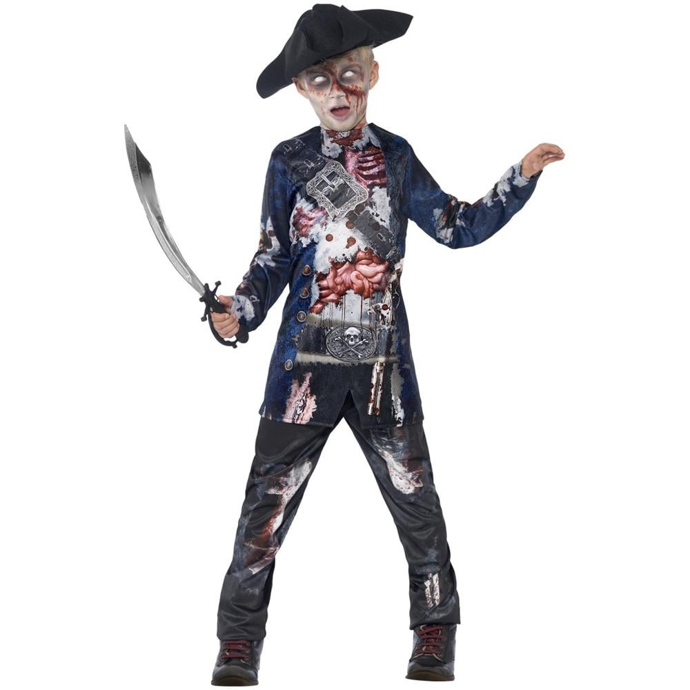 Costume Da Pirata Zombie Per Bambino 10 A 12 Anni - Foto 1