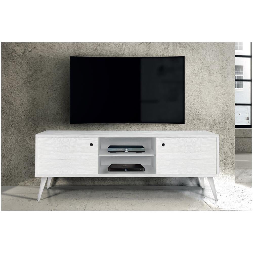 Brody - Mobile Porta Tv Moderno In Abete Spazzolato - Foto 2