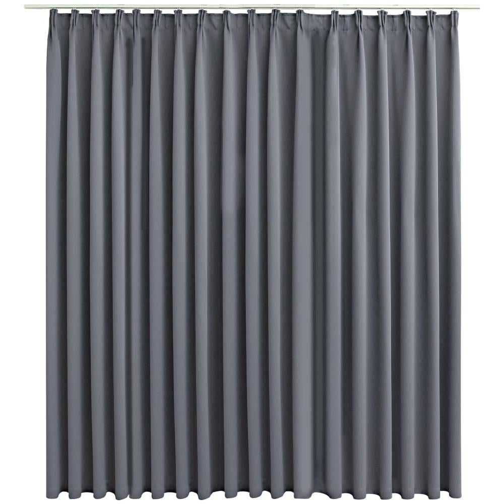 Tenda Oscurante Con Ganci Grigia 290x245 Cm - Foto 2