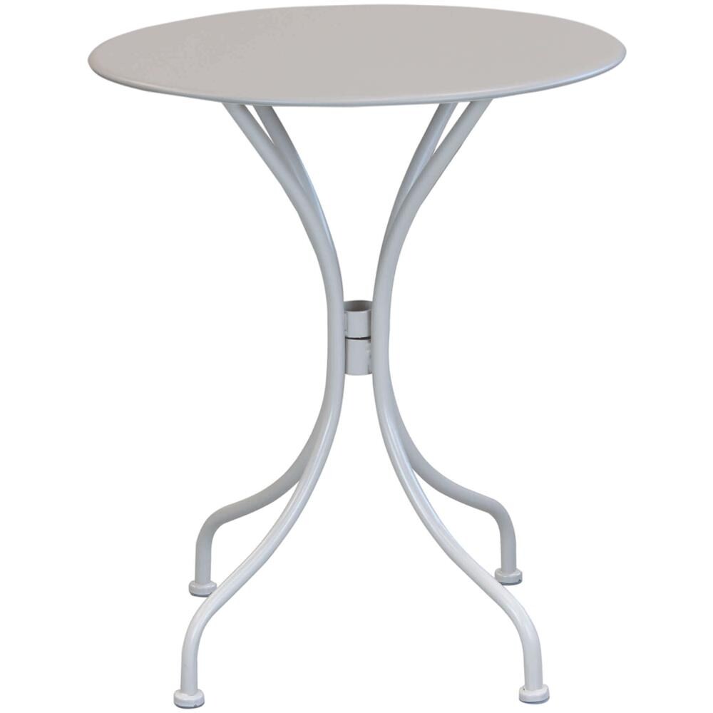 Romanus - Set Tavolo Da Giardino Ø 60 Compreso Di 2 Poltrone In Ferro - Foto 2