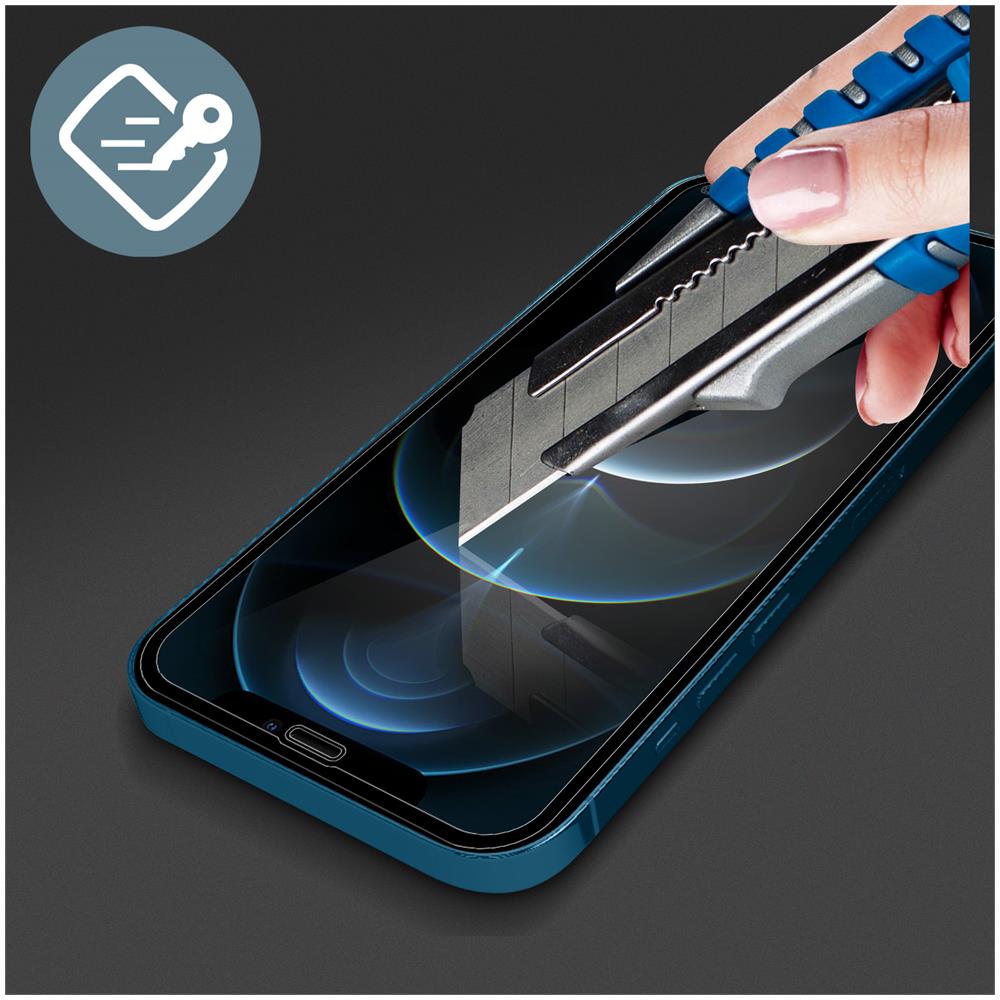 Proteggischermo Per Iphone 12 Pro Max In Vetro Organico Original, Trasparente - Foto 5