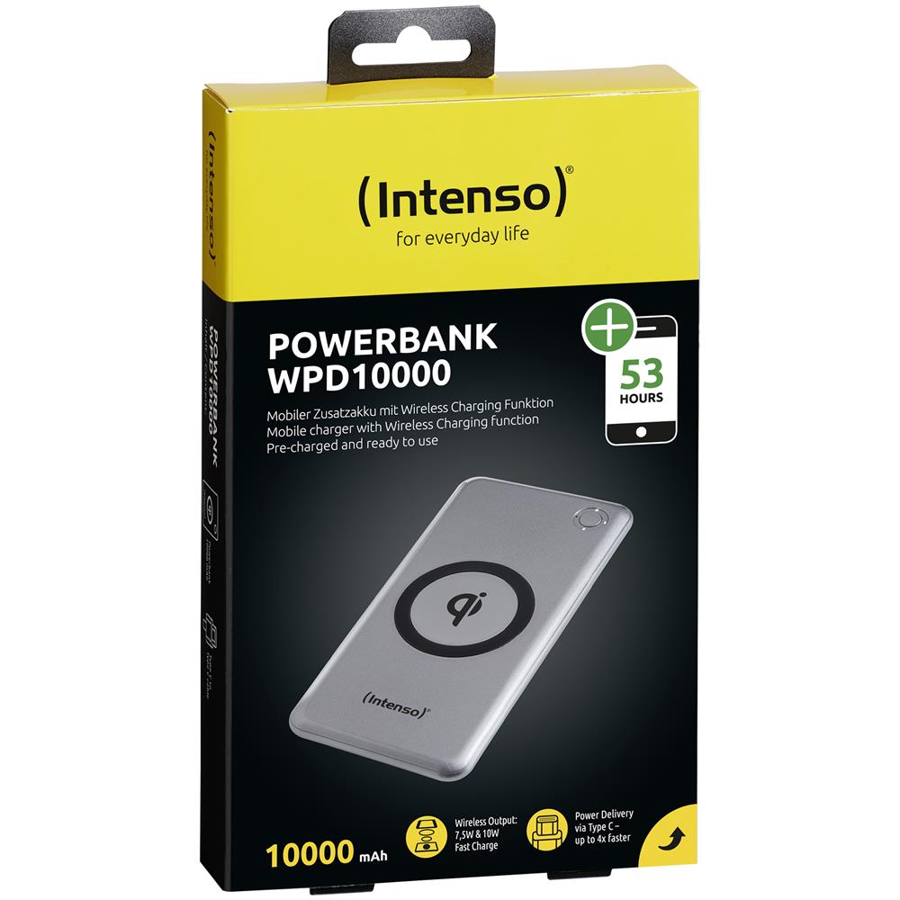Powerbank WPD10000 silver incl. Wireless Charger - Foto 3